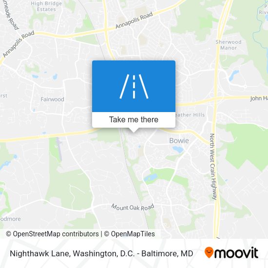 Nighthawk Lane map