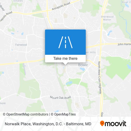 Norwalk Place map