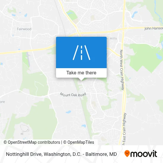 Nottinghill Drive map