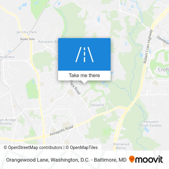 Orangewood Lane map