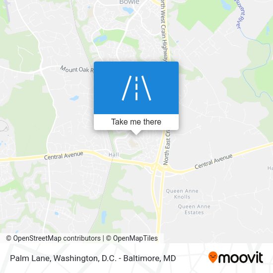 Palm Lane map