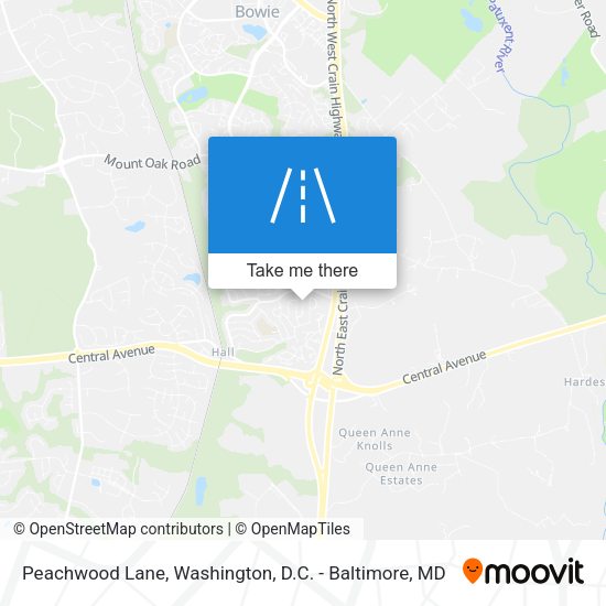 Peachwood Lane map