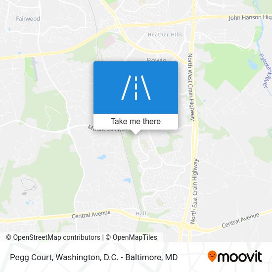 Pegg Court map