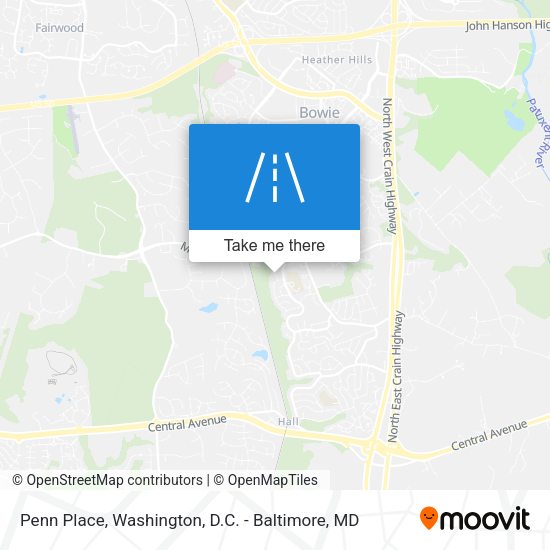 Penn Place map