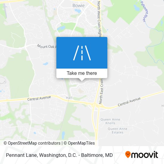 Pennant Lane map
