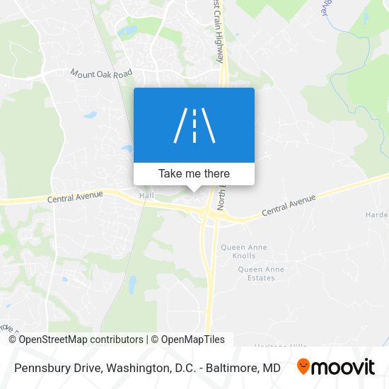 Pennsbury Drive map