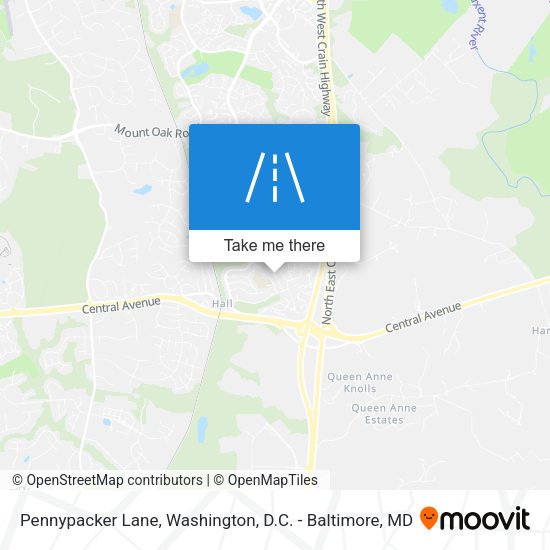 Pennypacker Lane map