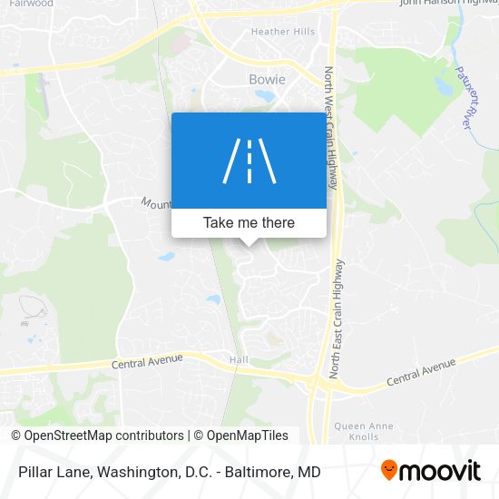 Pillar Lane map
