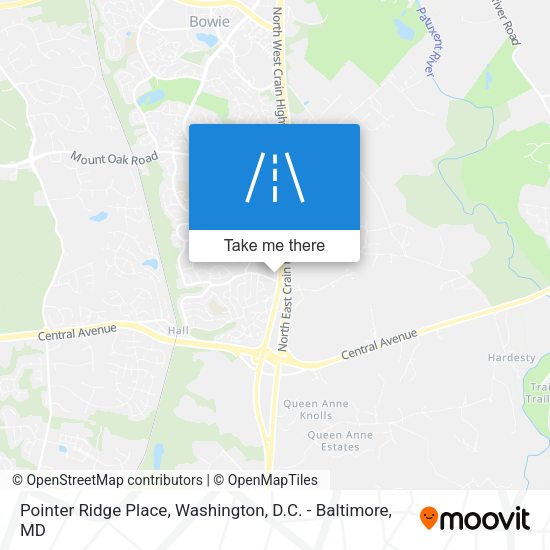 Mapa de Pointer Ridge Place