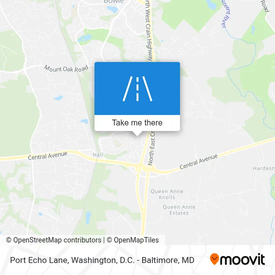 Port Echo Lane map