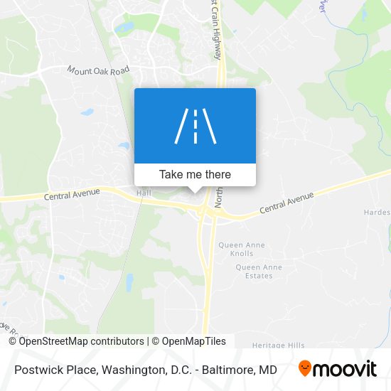 Postwick Place map