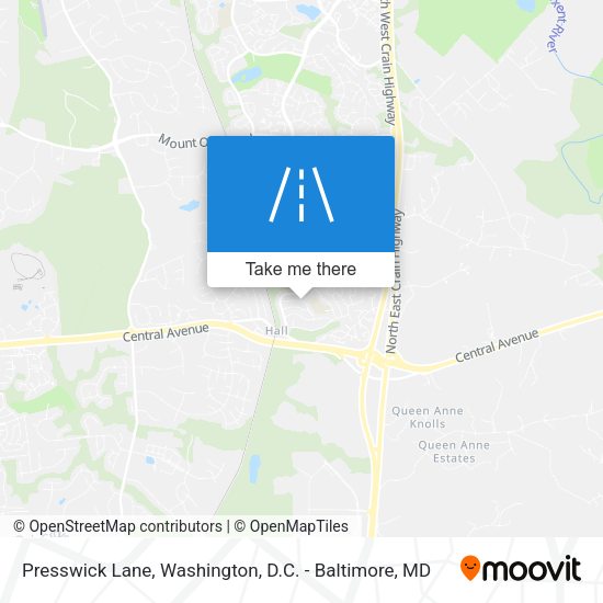 Presswick Lane map