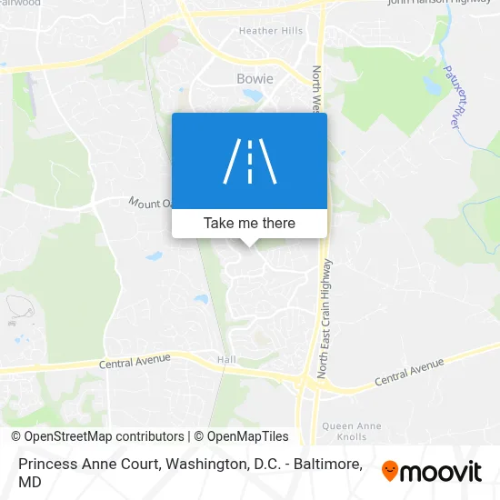 Princess Anne Court map