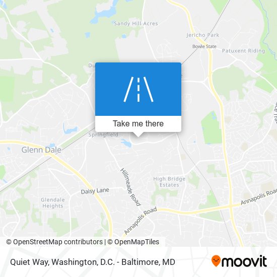 Quiet Way map