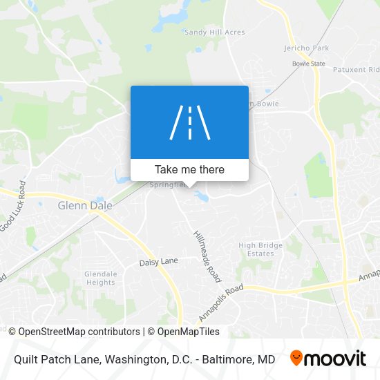 Quilt Patch Lane map