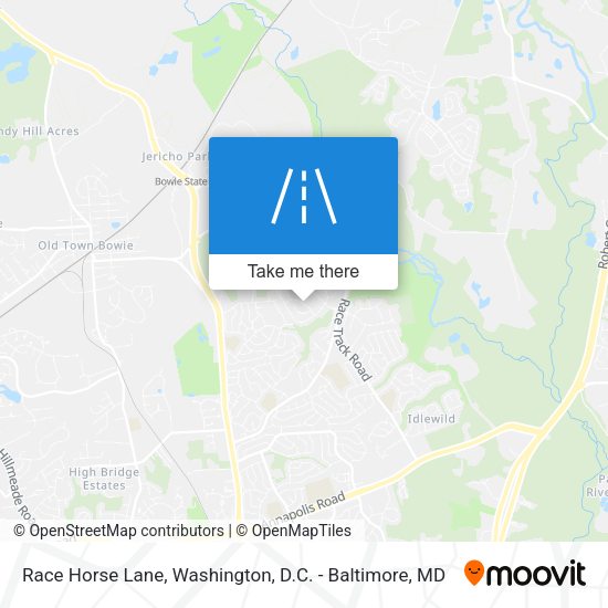 Race Horse Lane map