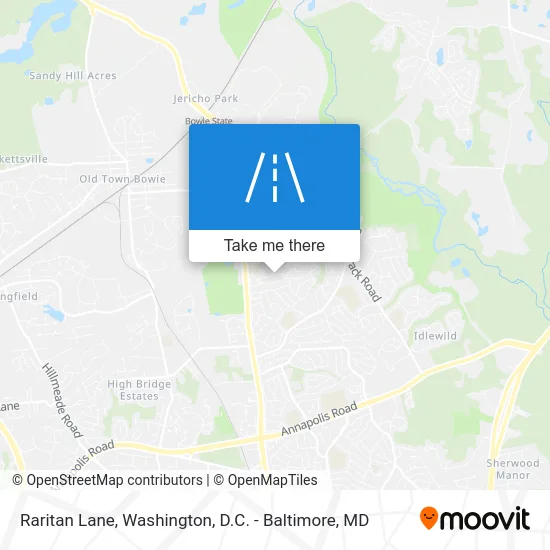 Raritan Lane map