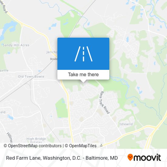 Red Farm Lane map