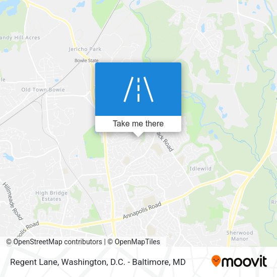 Mapa de Regent Lane