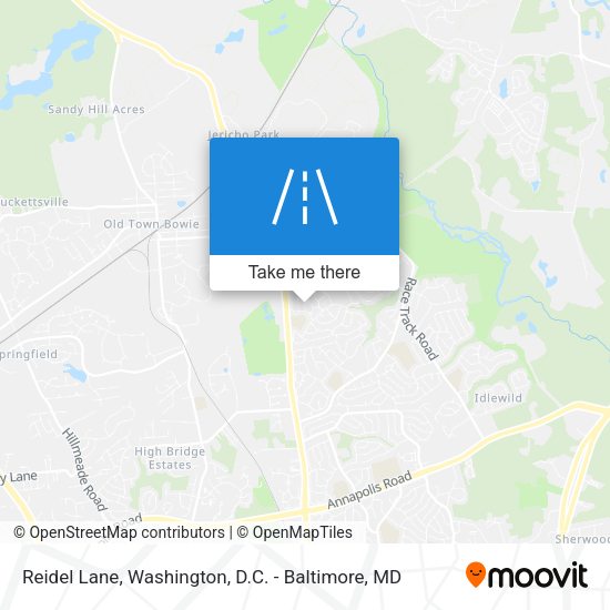 Reidel Lane map