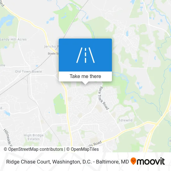 Ridge Chase Court map