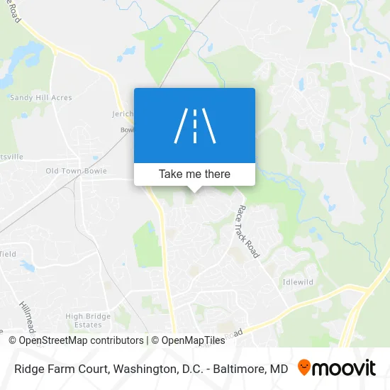 Ridge Farm Court map