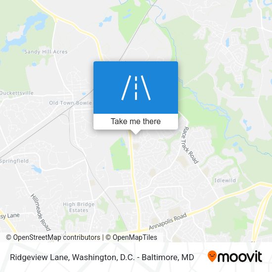 Ridgeview Lane map