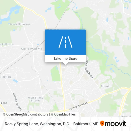 Rocky Spring Lane map