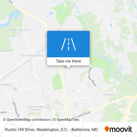Mapa de Rustic Hill Drive