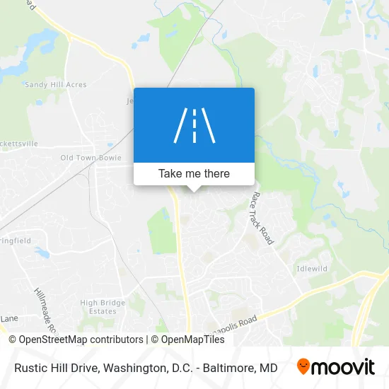 Rustic Hill Drive map