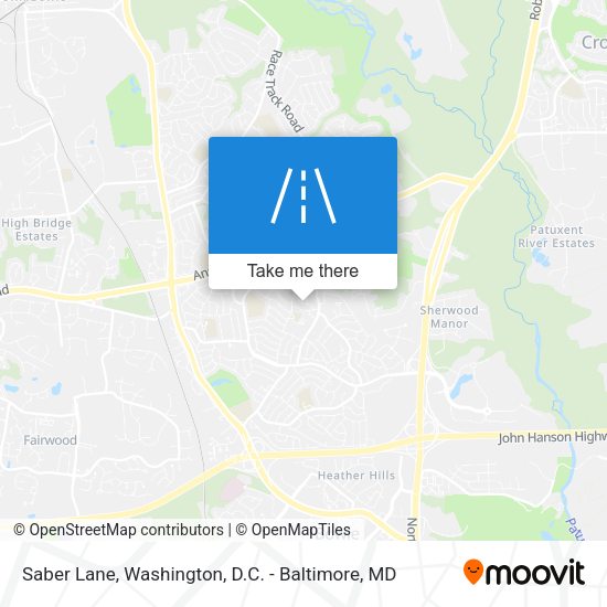 Saber Lane map