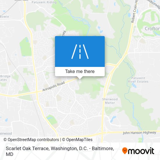 Scarlet Oak Terrace map