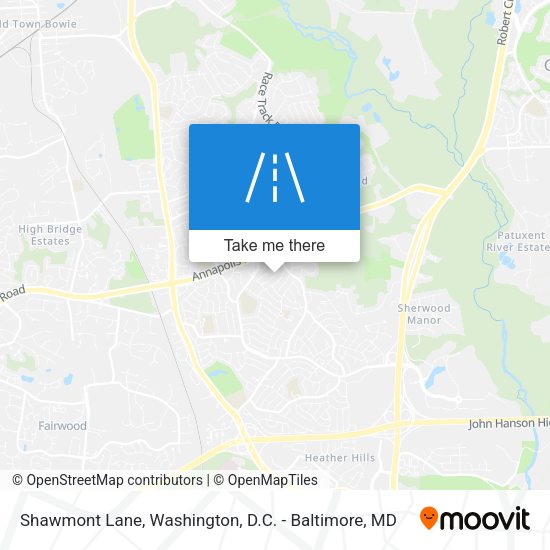 Shawmont Lane map