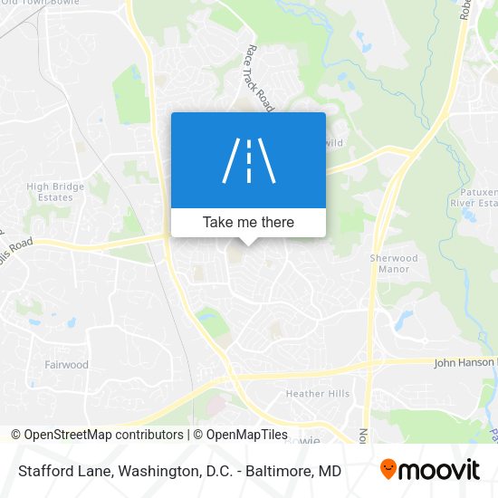 Stafford Lane map