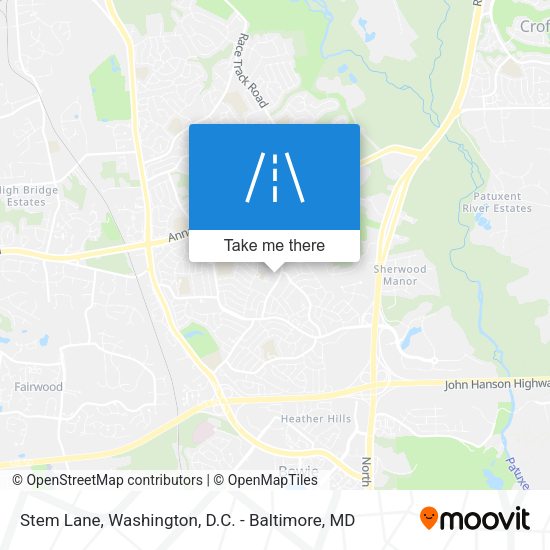 Mapa de Stem Lane