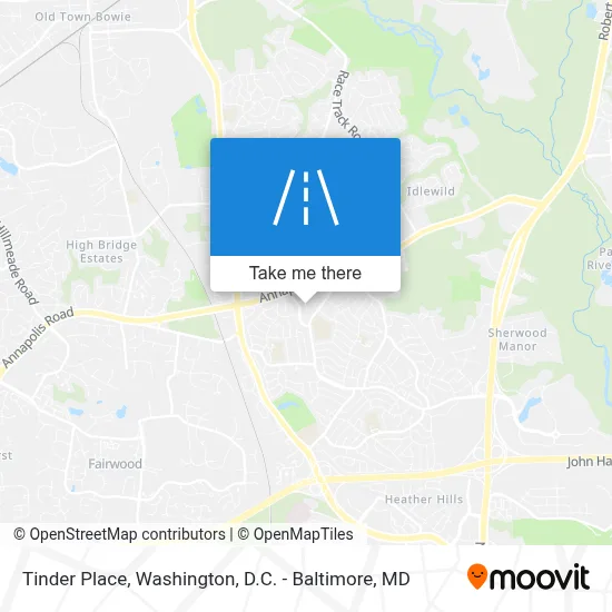 Tinder Place map