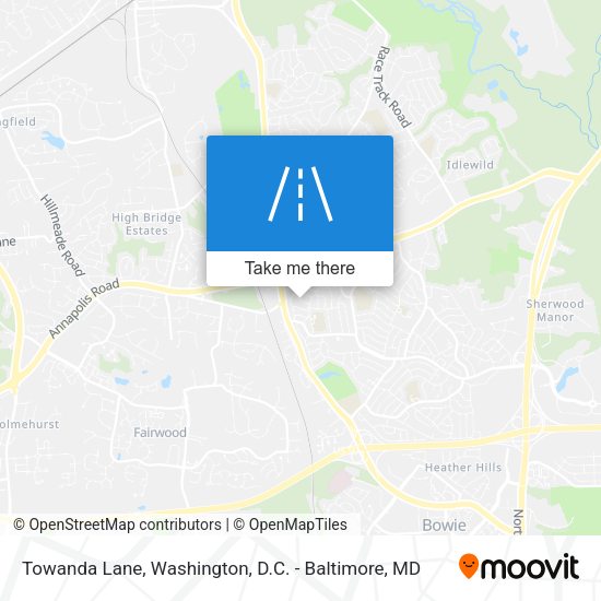 Towanda Lane map