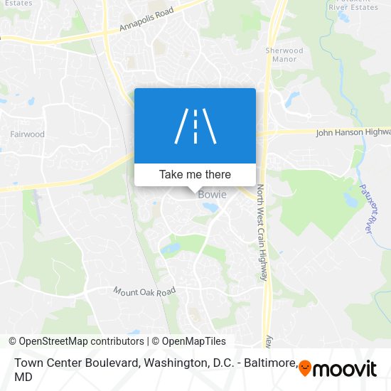 Town Center Boulevard map