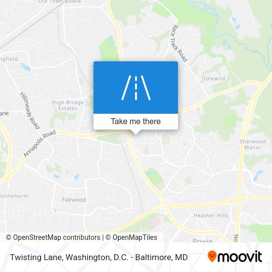 Twisting Lane map