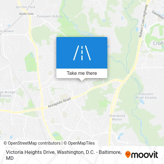 Victoria Heights Drive map