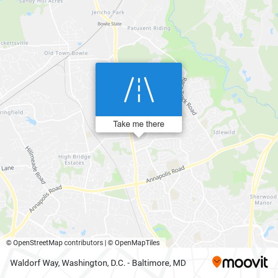 Waldorf Way map