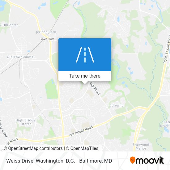 Weiss Drive map