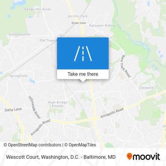 Mapa de Wescott Court