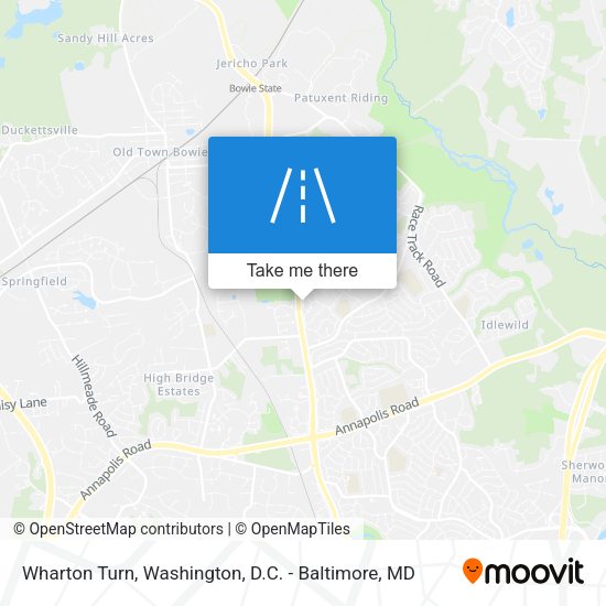 Wharton Turn map
