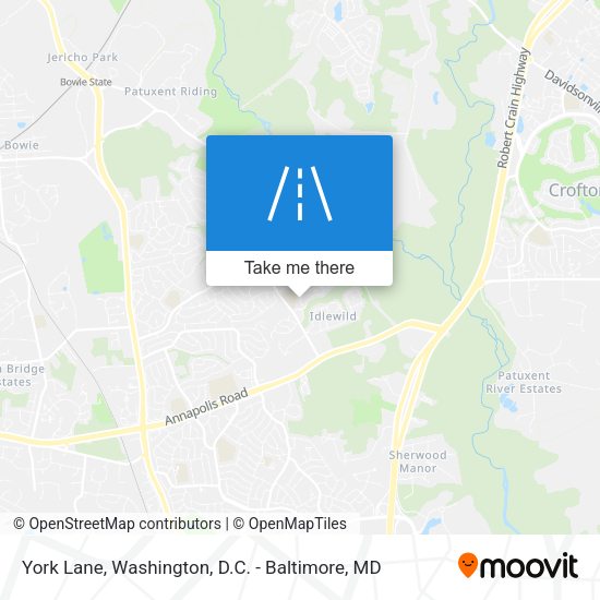 Mapa de York Lane