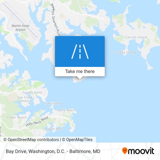 Mapa de Bay Drive