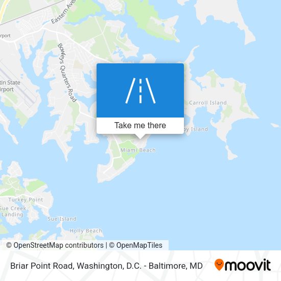 Briar Point Road map