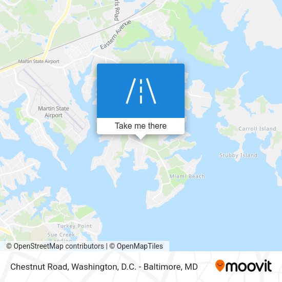 Chestnut Road map