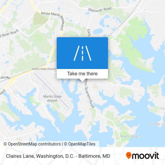 Claires Lane map