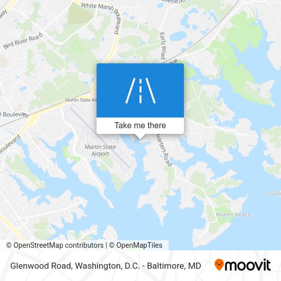 Glenwood Road map